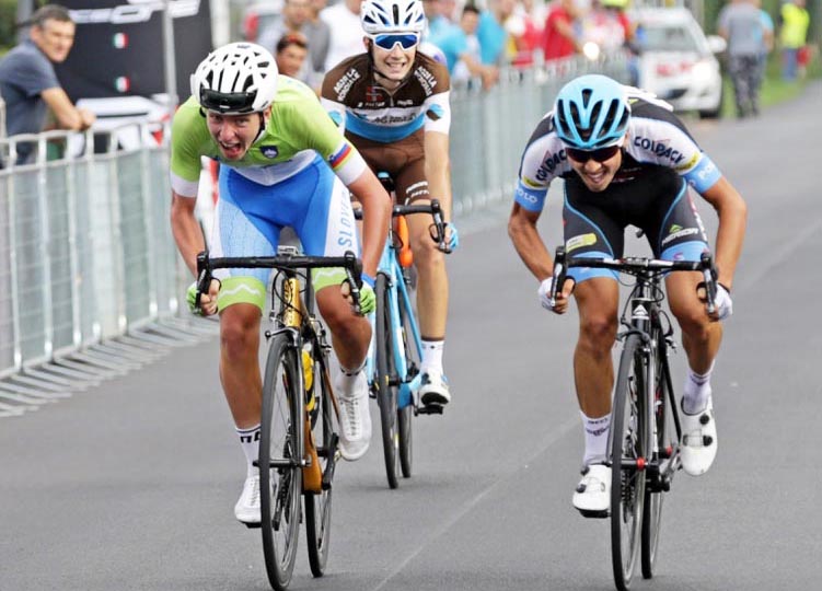 Tadej Pogacar anticipa Andrea Bagioli al Trofeo Bianchin