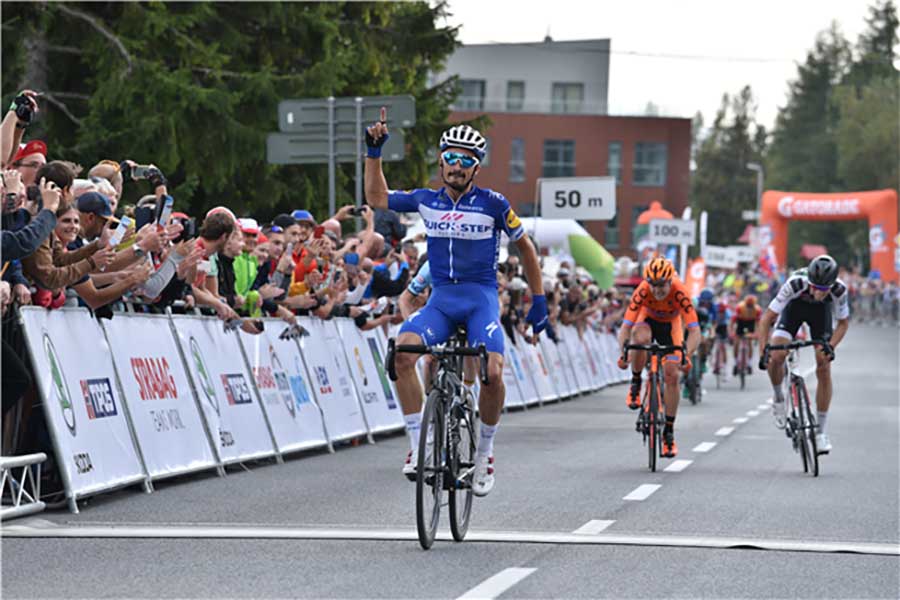 Julian-Alaphilippe vince la prima tappa del Tour de Slovaquie