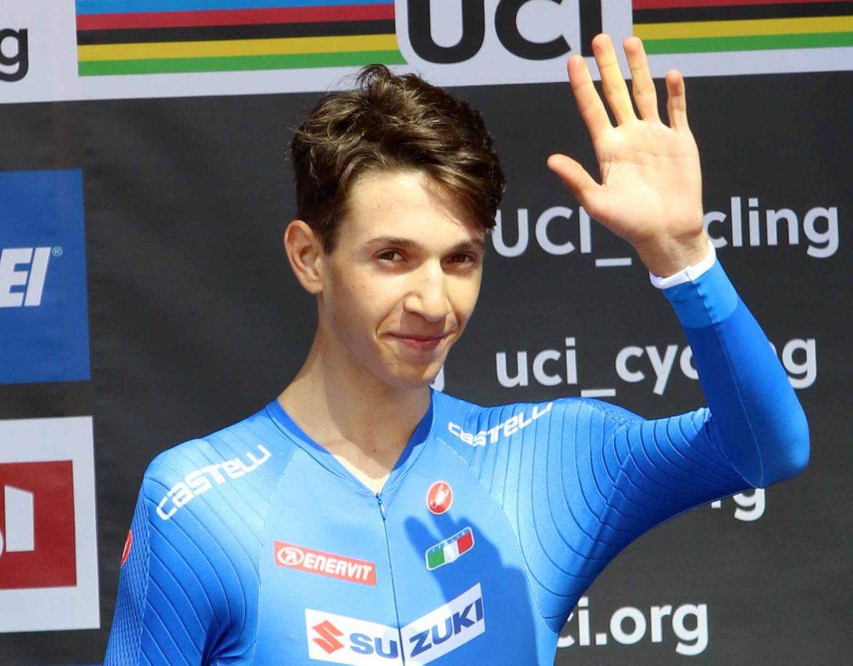 Andrea Piccolo regala all'Italia la medaglia di bronzo ai Mondiali cronometro Juniores