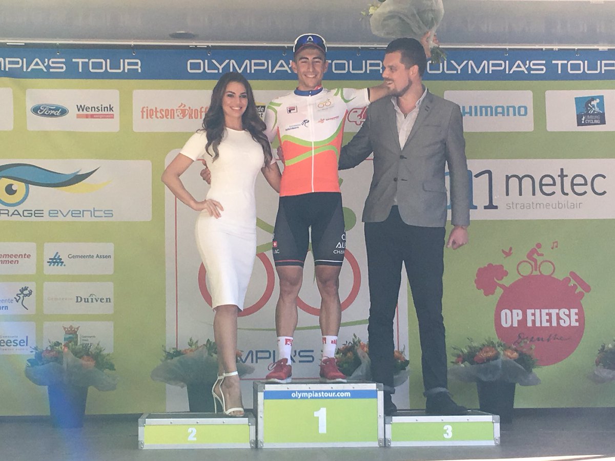 Giacomo Ballabio vincitore della terza tappa dell'Olimpia's Tour