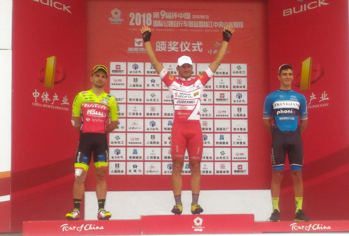 Marco Benfatto vince la quinta tappa del Tour of China I