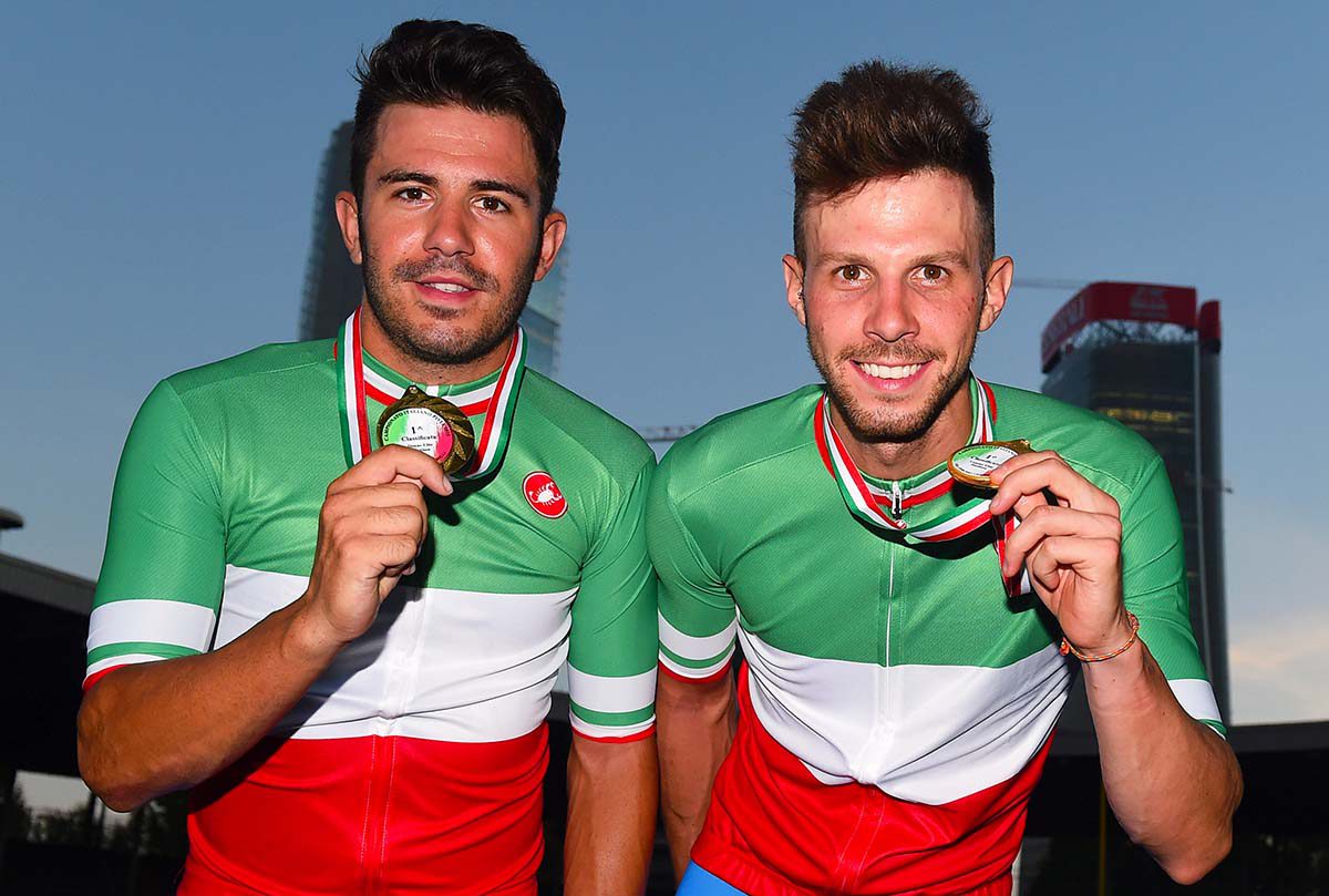 Francesco Lamon e Michele Scartezzini campioni italiani della Madison Open