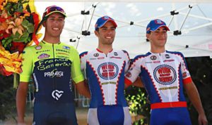 Il podio Juniores di Calcara