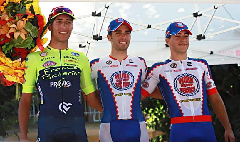 Il podio Juniores di Calcara