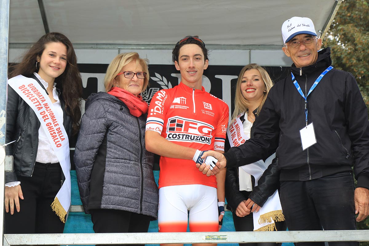 Gregorio Butteroni vincitore della Albese con Cassano - Ghisallo