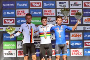 Il podio del Campionato del Mondo Juniores Innsbruck 2018