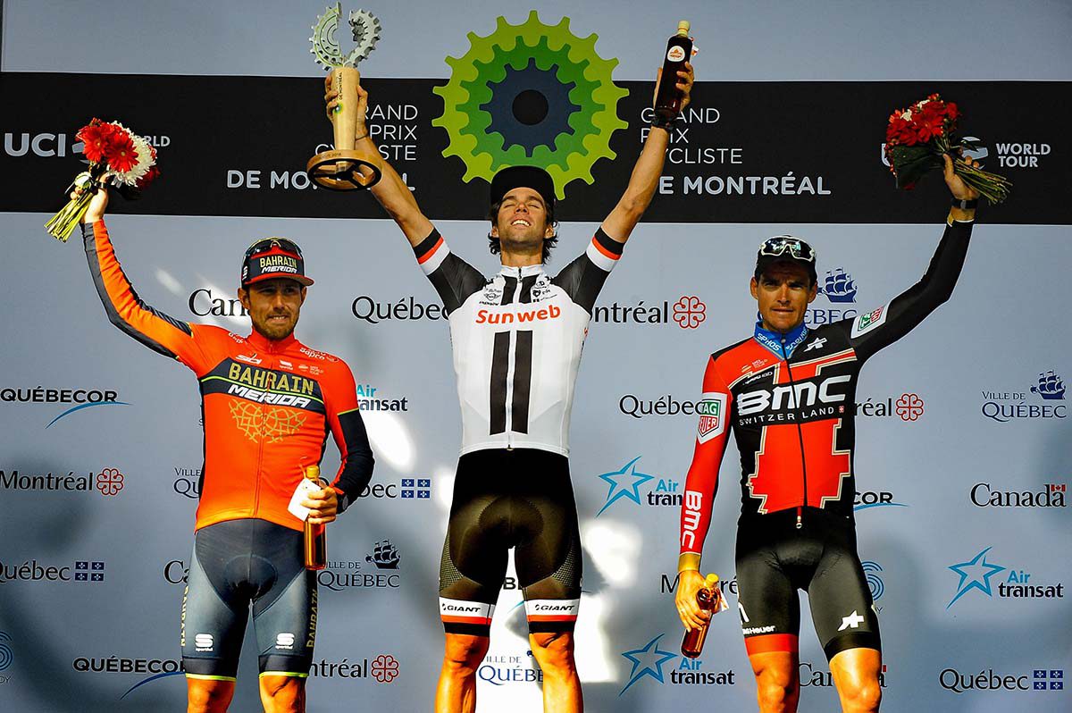 Il podio del Gp de Montreal 2018