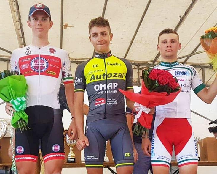 Il podio della Coppa Guinigi 2018