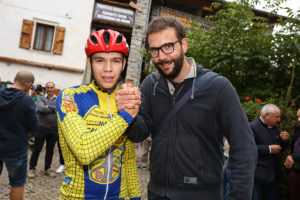 Damiano Valerio, vincitore di La CronoBleggio 2018 con Angelo Zambotti