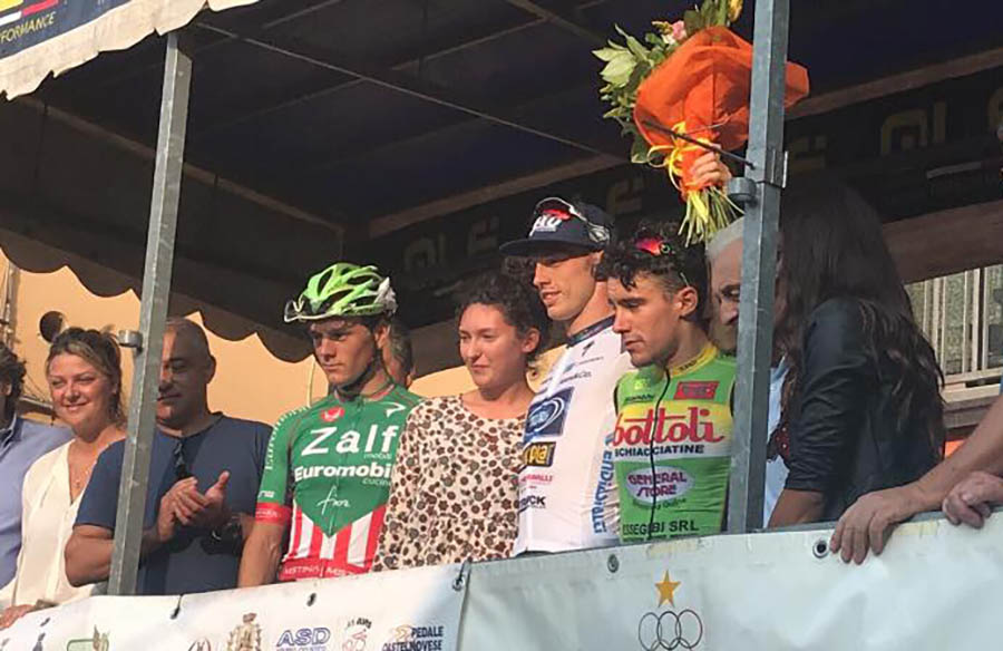 Il podio del Gp di Calvatone 2018