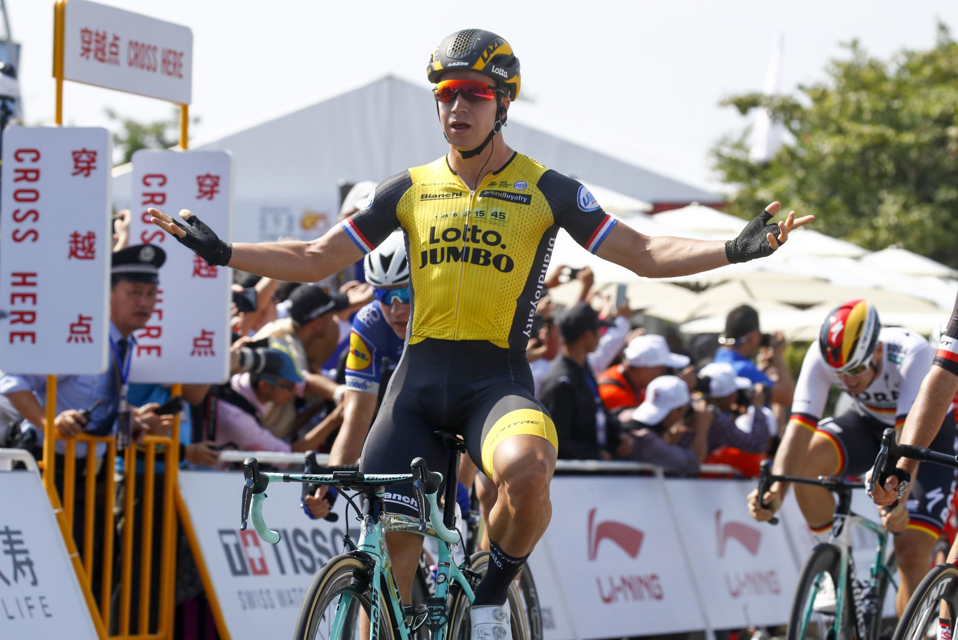 L'olandese Dylan Groenewegen vince la prima tappa del Tour of Guangxi