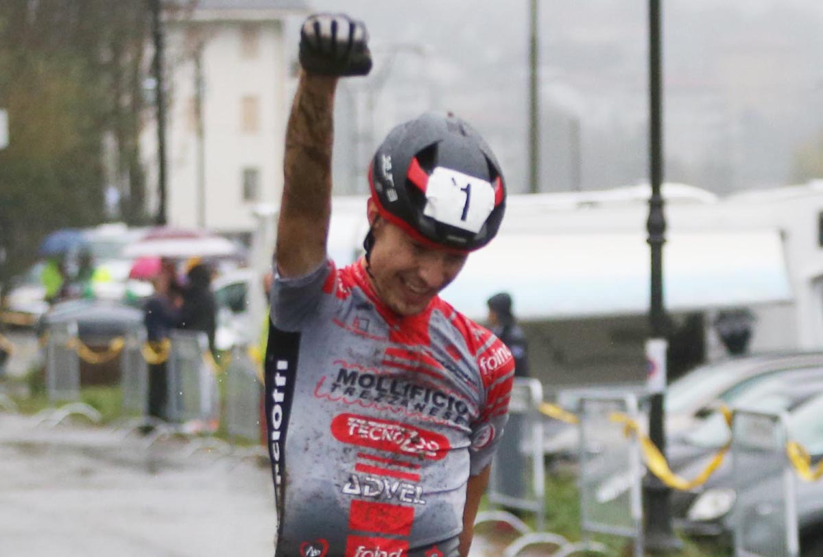 Luca Cibrario vince il ciclocross di Cantoira