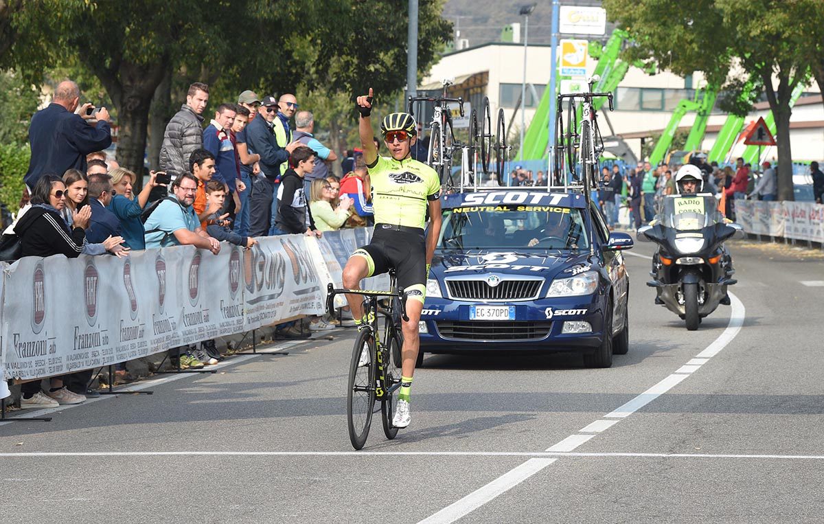 Andrea Piccolo vince l'ultima gara della stagione a Camignone
