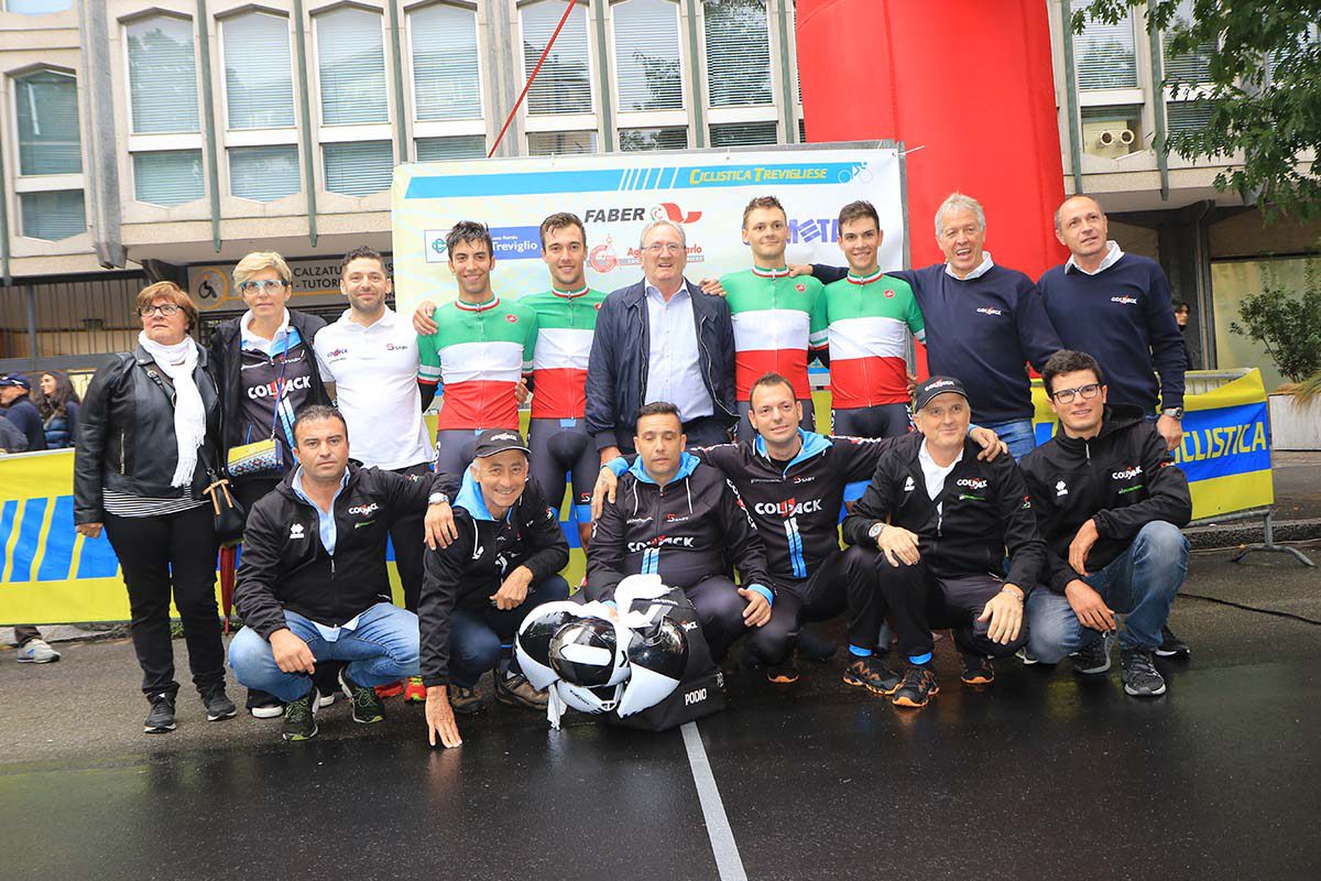 I ragazzi del Team Colpack vincono il Campionato Italiano cronometro a squadre Under 23 2018