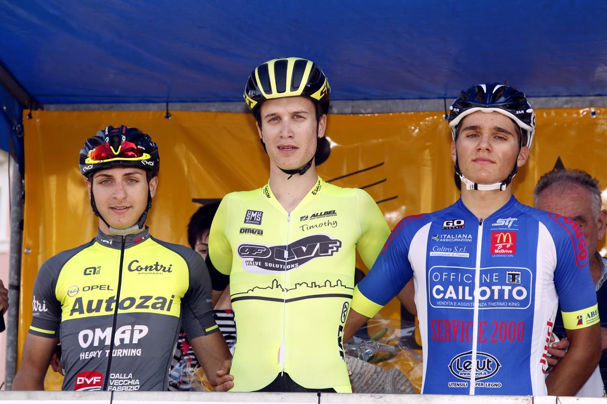 Il podio Juniores di Vigasio