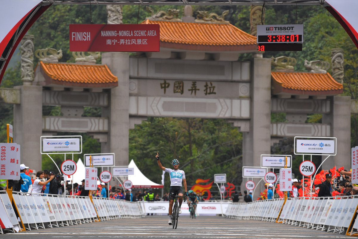 Gianni Moscon vince la quarta tappa del Tour of Guangxi