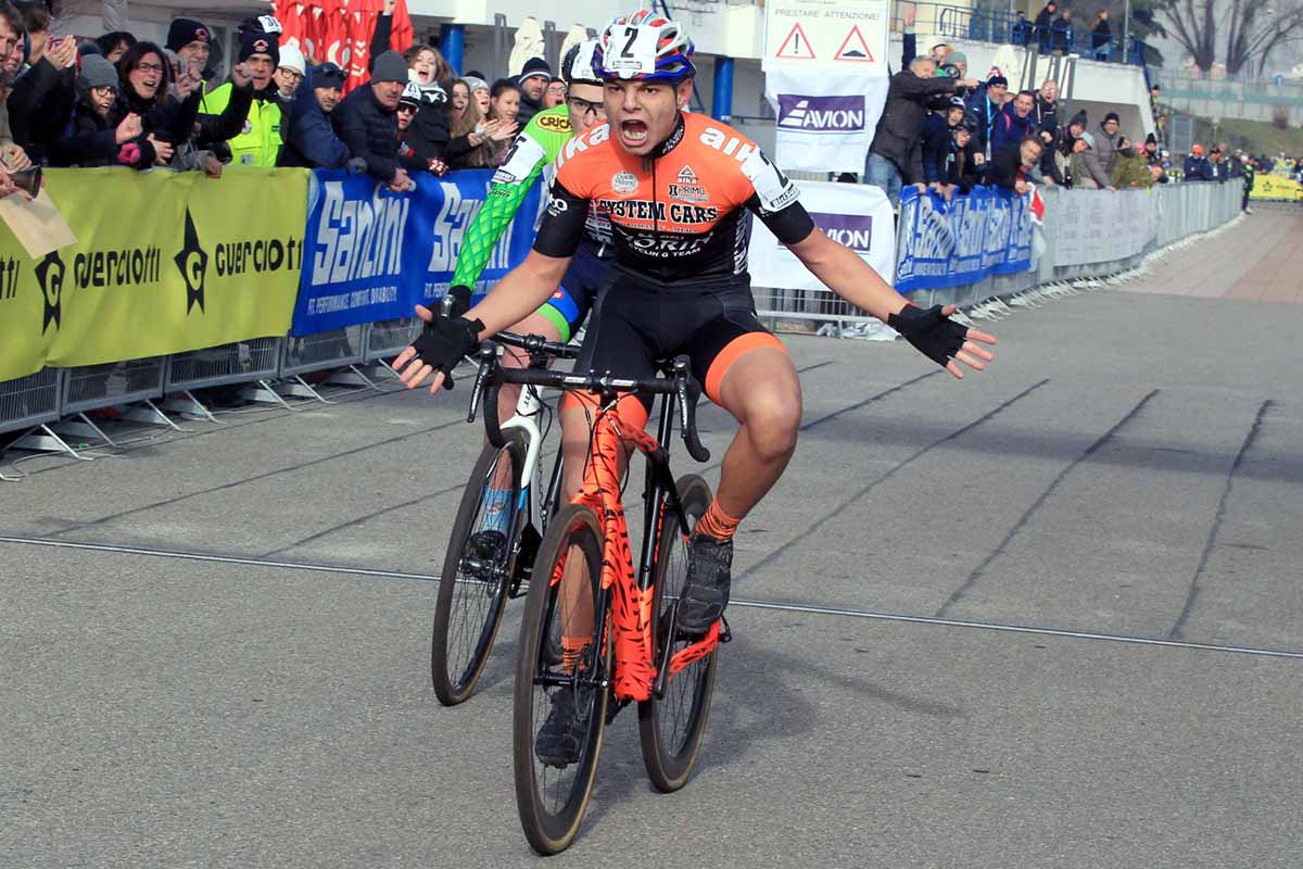 Matteo Fiorin ha vinto il Campionato Italiano Ciclocross Esordienti 1° anno