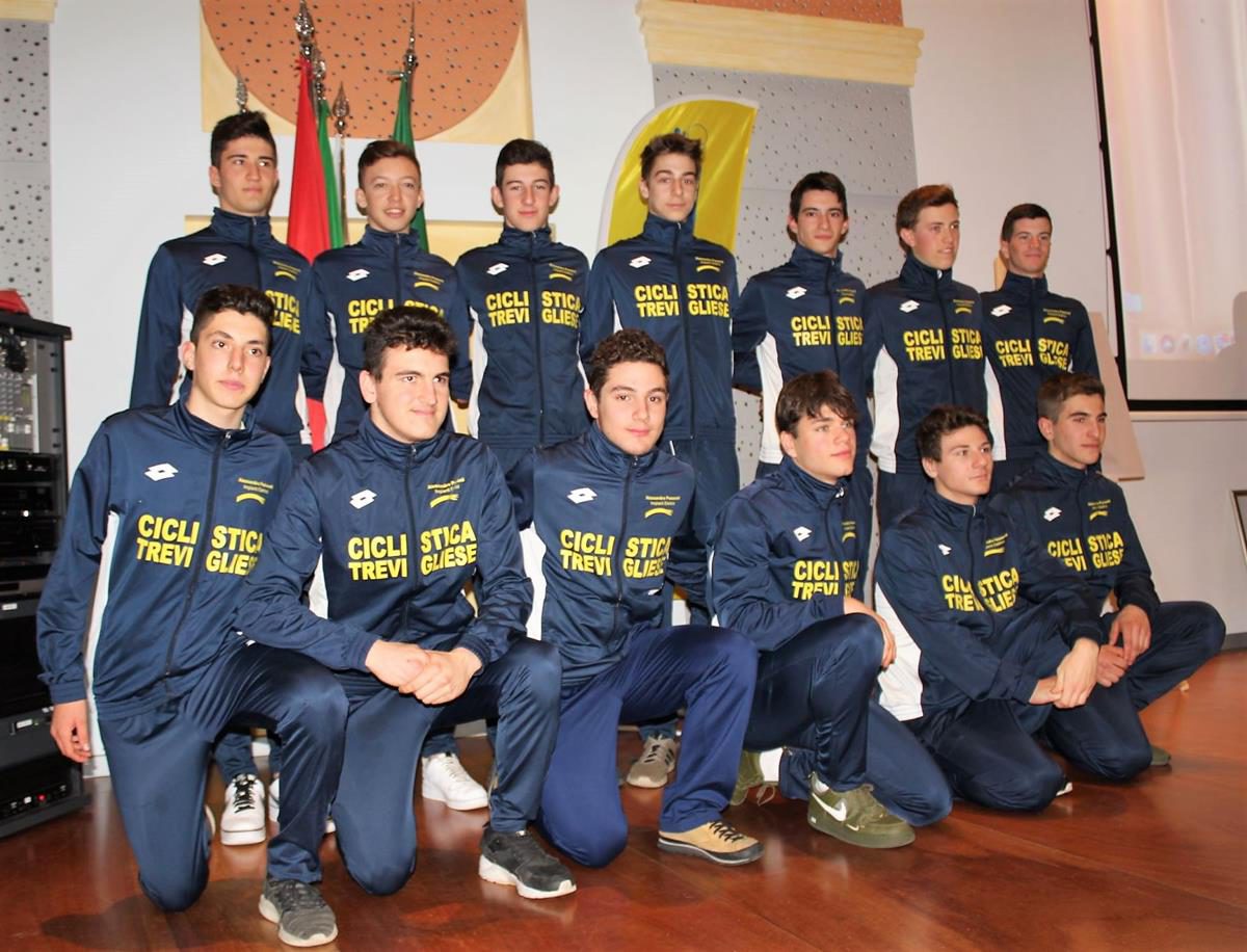 La squadra Juniores 2019 della Ciclistica Trevigliese