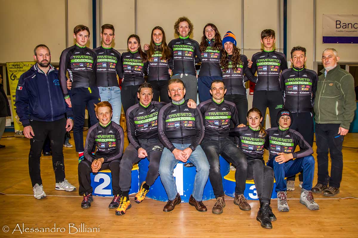 I vincitori del Trofeo Triveneto ciclocross 2018-2019