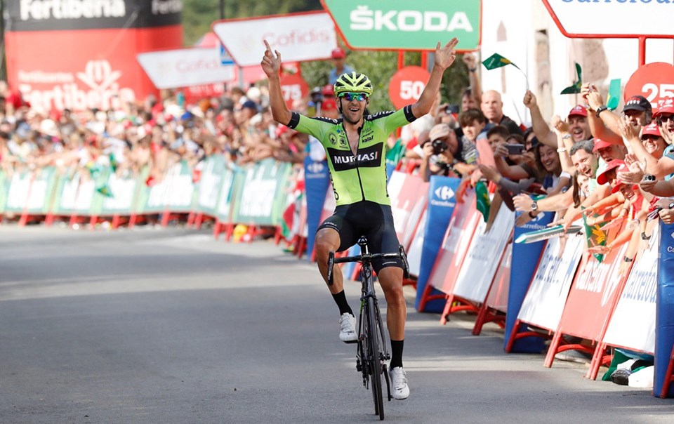 Mikel Iturria vince l'undicesima tappa della Vuelta a Espana 2019 (foto Unipublic / Photogomez Sport)