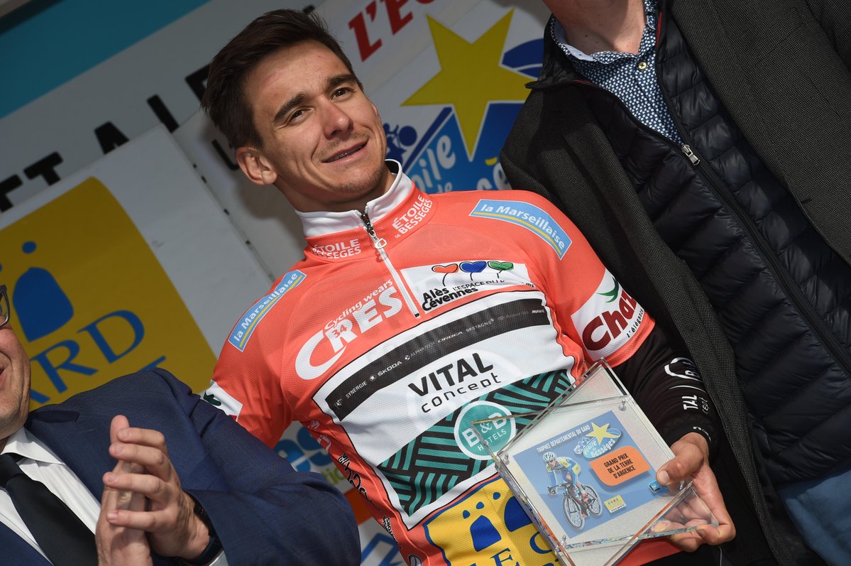 Bryan Coquard vincitore della prima tappa e primo leader della Etoile de Besseges