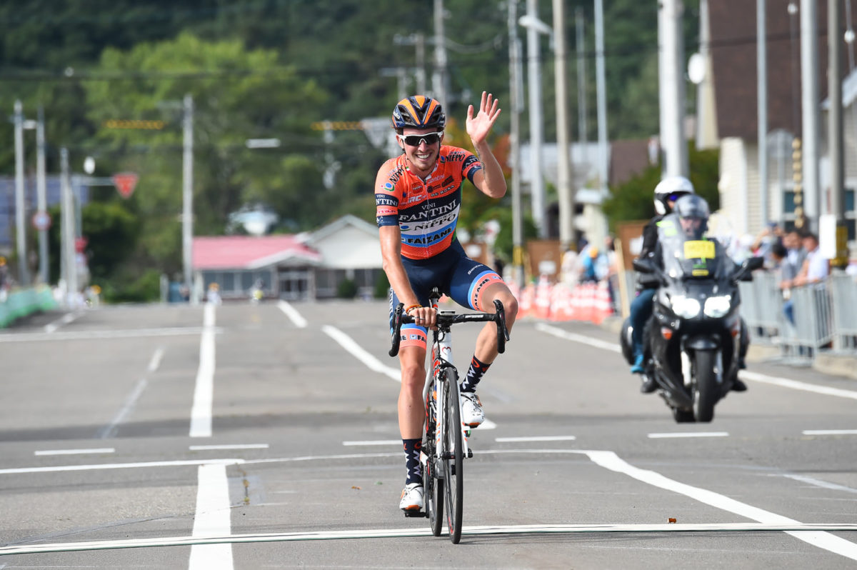 Filippo Zaccanti vince la prima tappa del Tour de Hokkaido