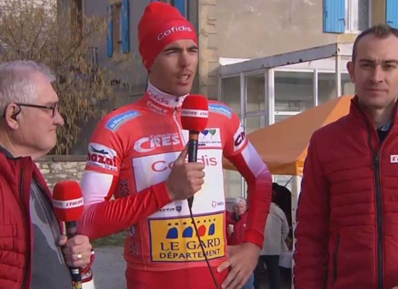 Christophe Laporte vincitore della seconda tappa della Etoile de Besseges