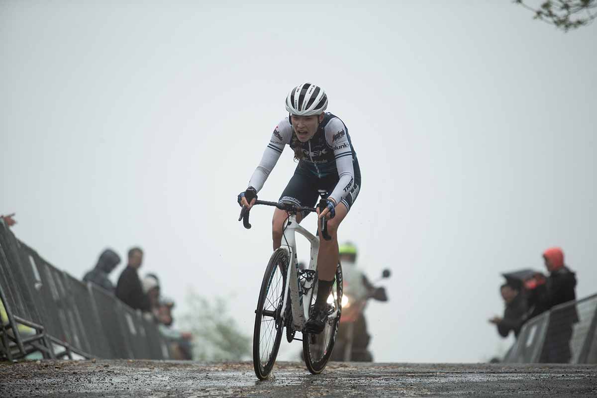 Tayler Wiles vince la terza tappa della Emakumeen XXXII. Bira (foto Velofocus)