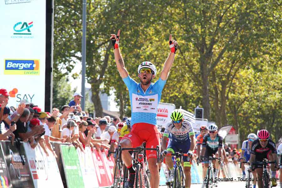 Francesco Gavazzi vince la quarta tappa del Tour du Limousin