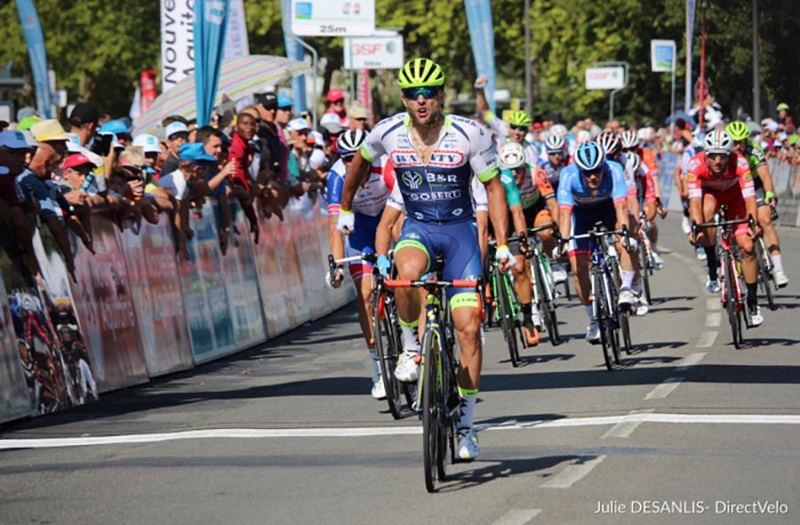 Andrea Pasqualon vince l'ultima tappa del Tour Poitou-Charentes
