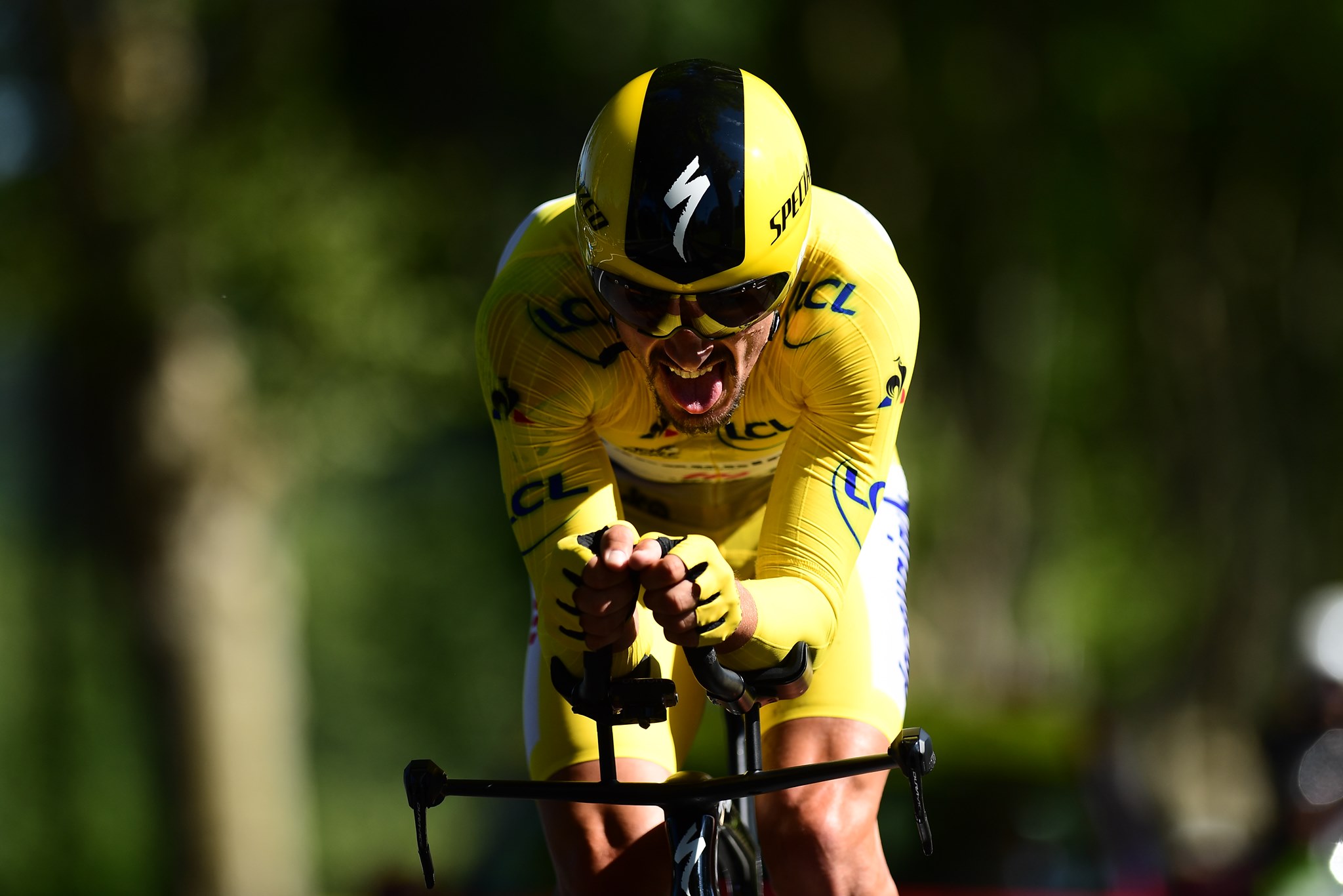 Julian Alaphilippe vince la 13esima tappa a cronometro del Tour de France 2019 (foto ASO)