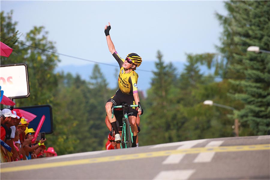 Jonas Vingegaard vince la sesta tappa del Tour de Pologne 2019