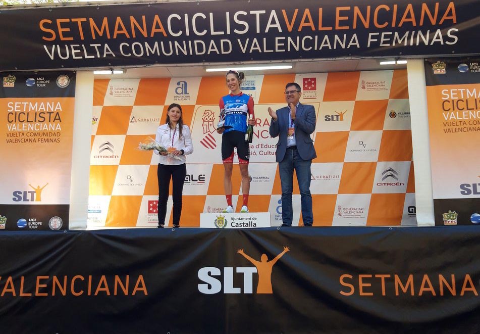 Il podio della terza tappa della Setmana Valenciana