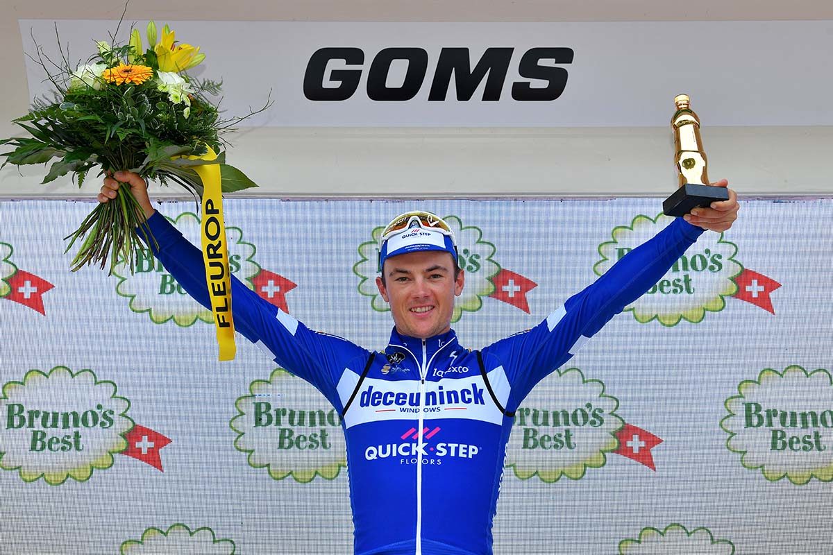 Yves Lampaert vince l'ottava tappa a cronometro del Tour de Suisse 2019 (foto Getty Images)
