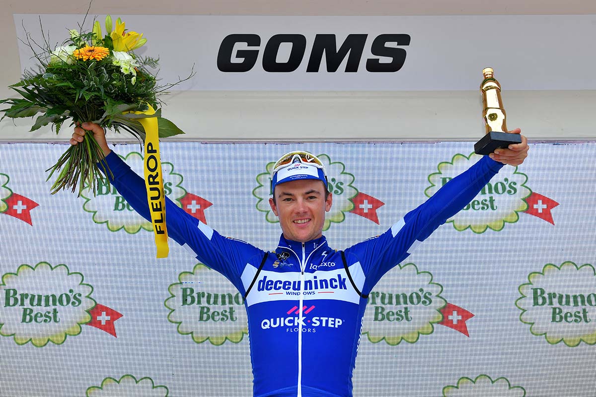 Yves Lampaert vince l'ottava tappa a cronometro del Tour de Suisse 2019 (foto Getty Images)