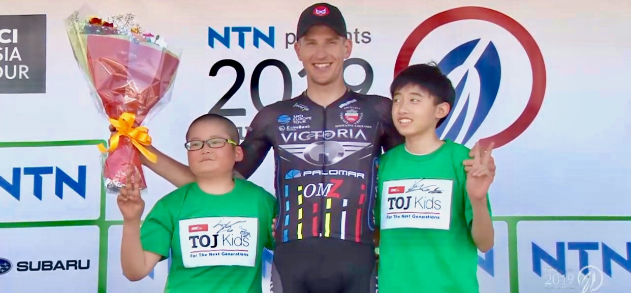 Federico Zurlo vincitore della quinta tappa del Tour of Japan