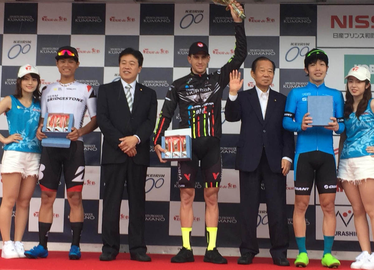 Federico Zurlo vincitore della terza e ultima tappa del Tour de Kumano