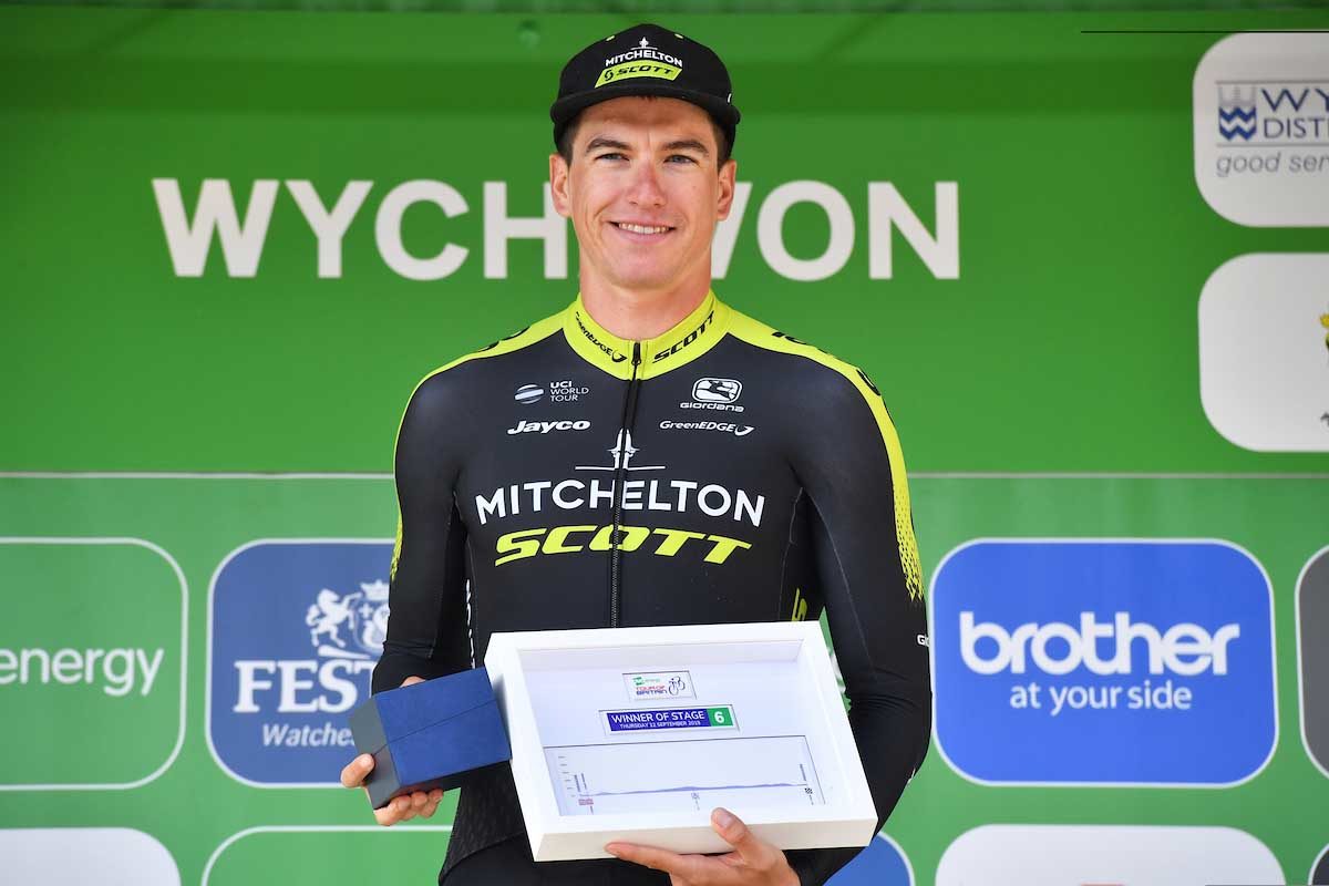 Edoardo Affini vince la sesta tappa a cronometro dell'OVO Energy Tour of Britain (foto SWpix.com)