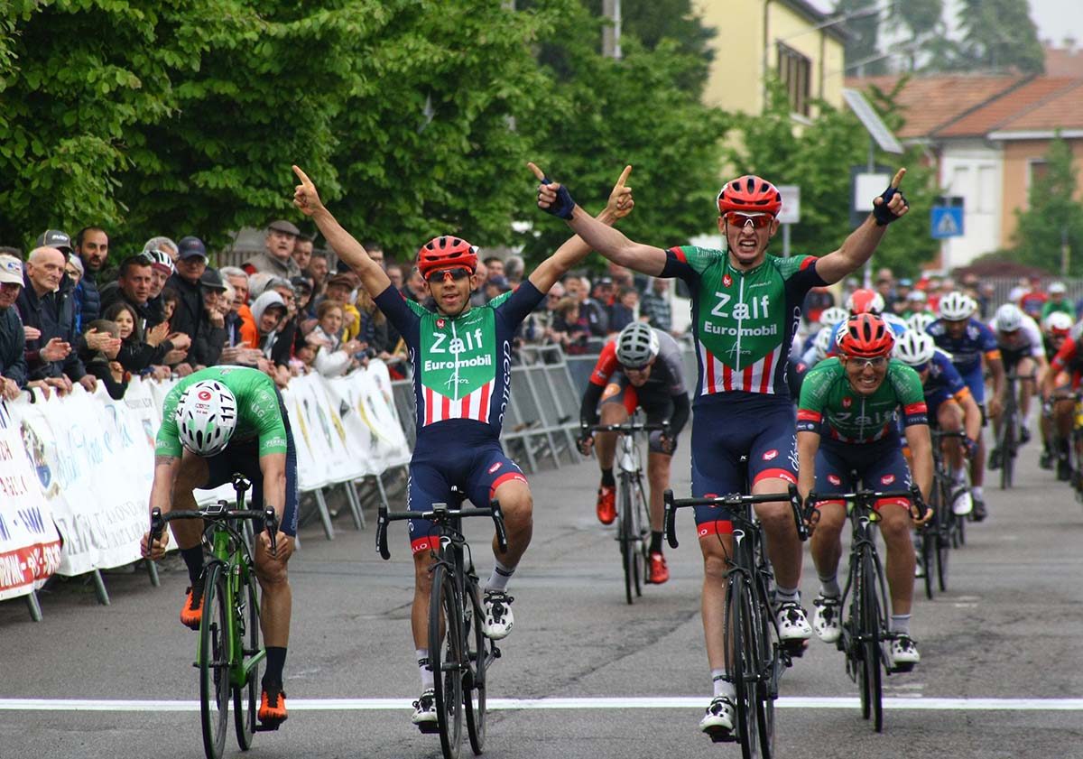 Gregorio Ferri ed Enrico Zanoncello firmano la doppietta Zalf-Fior a Nerviano (foto Berry)