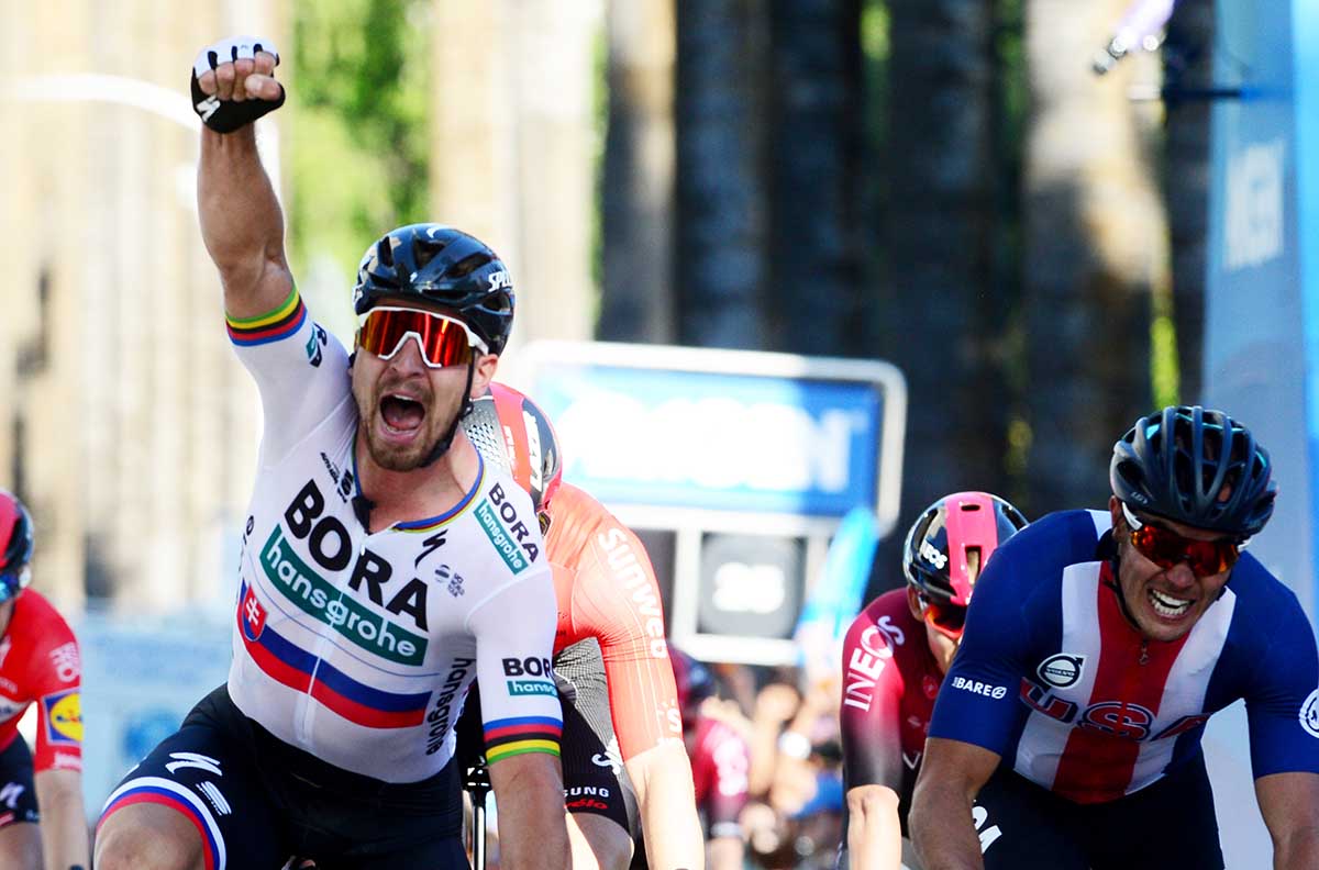 Peter Sagan vince la prima tappa del Tour of California 2019 (foto Veloimages)