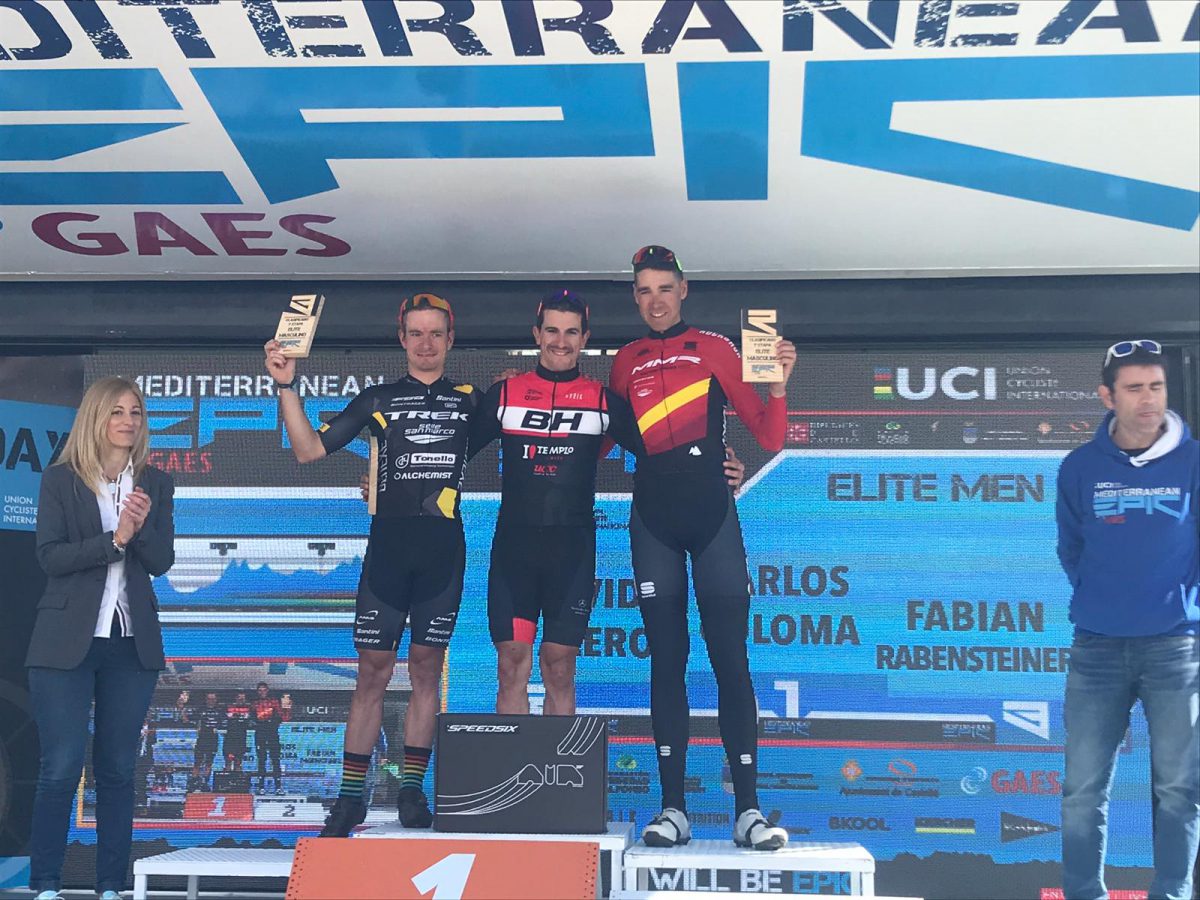 Podio prima tappa Mediterranean Epic con Fabian Rabensteiner terzo