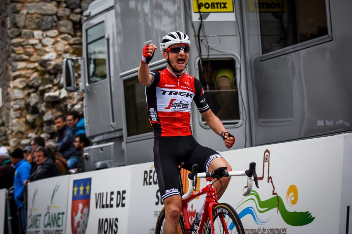 Giulio Ciccone vince la la seconda tappa del Tour du Haut Var