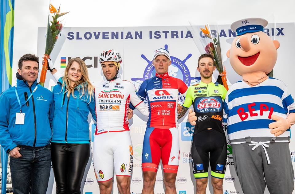 Il podio del Gp Slovenian Istria 2019