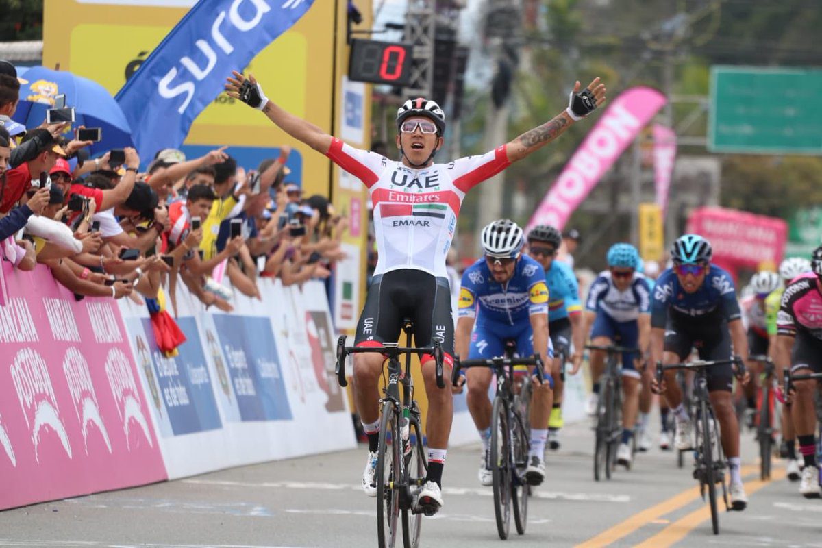 Sebastian Molano vince la terza tappa del Tour Colombia 2019