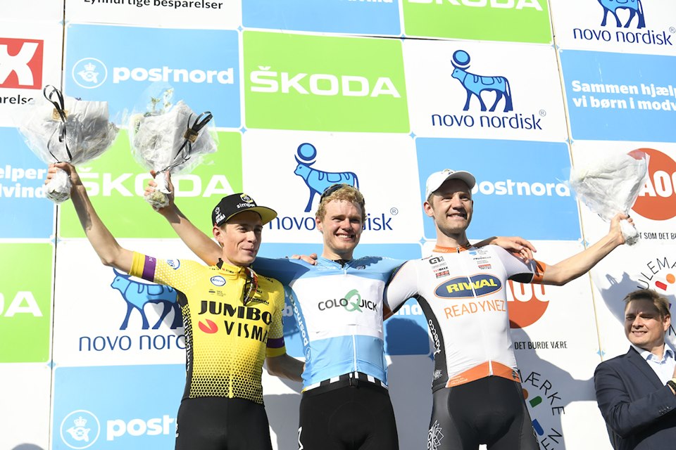 Il podio finale del Tour of Denmark 2019