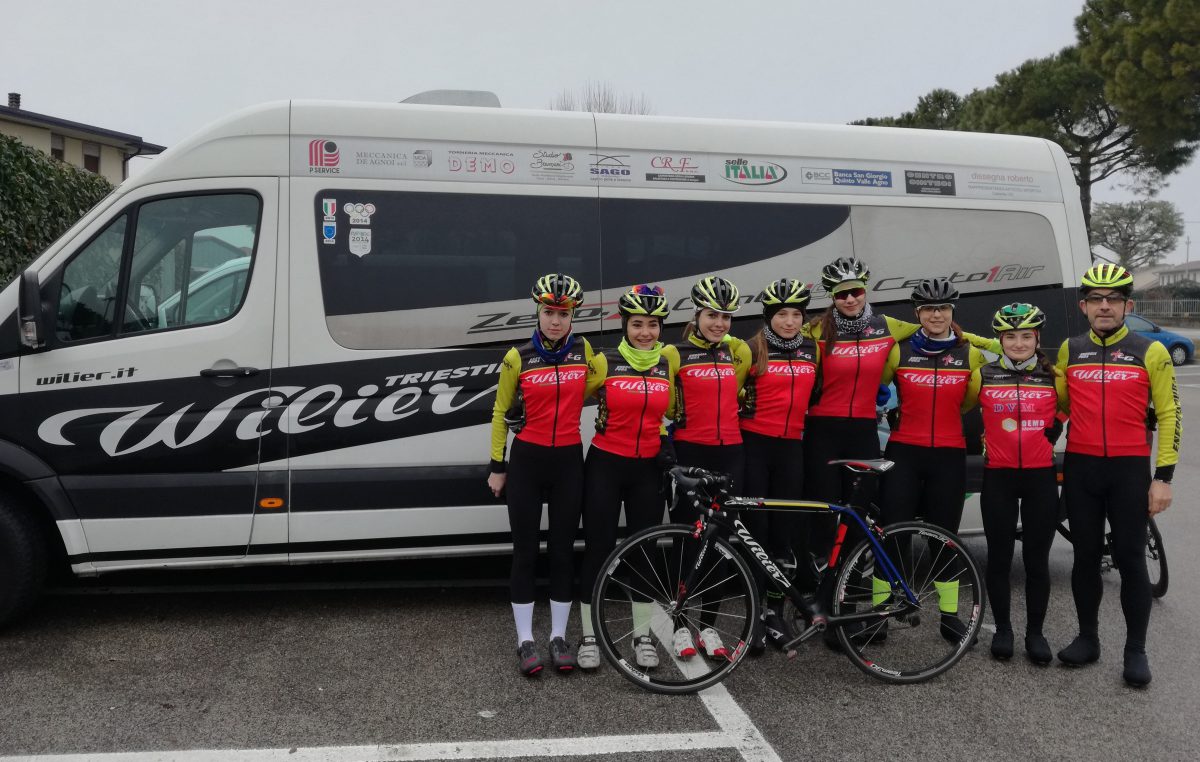 La squadra Donne Allieve 2019 del Team Wilier Breganze