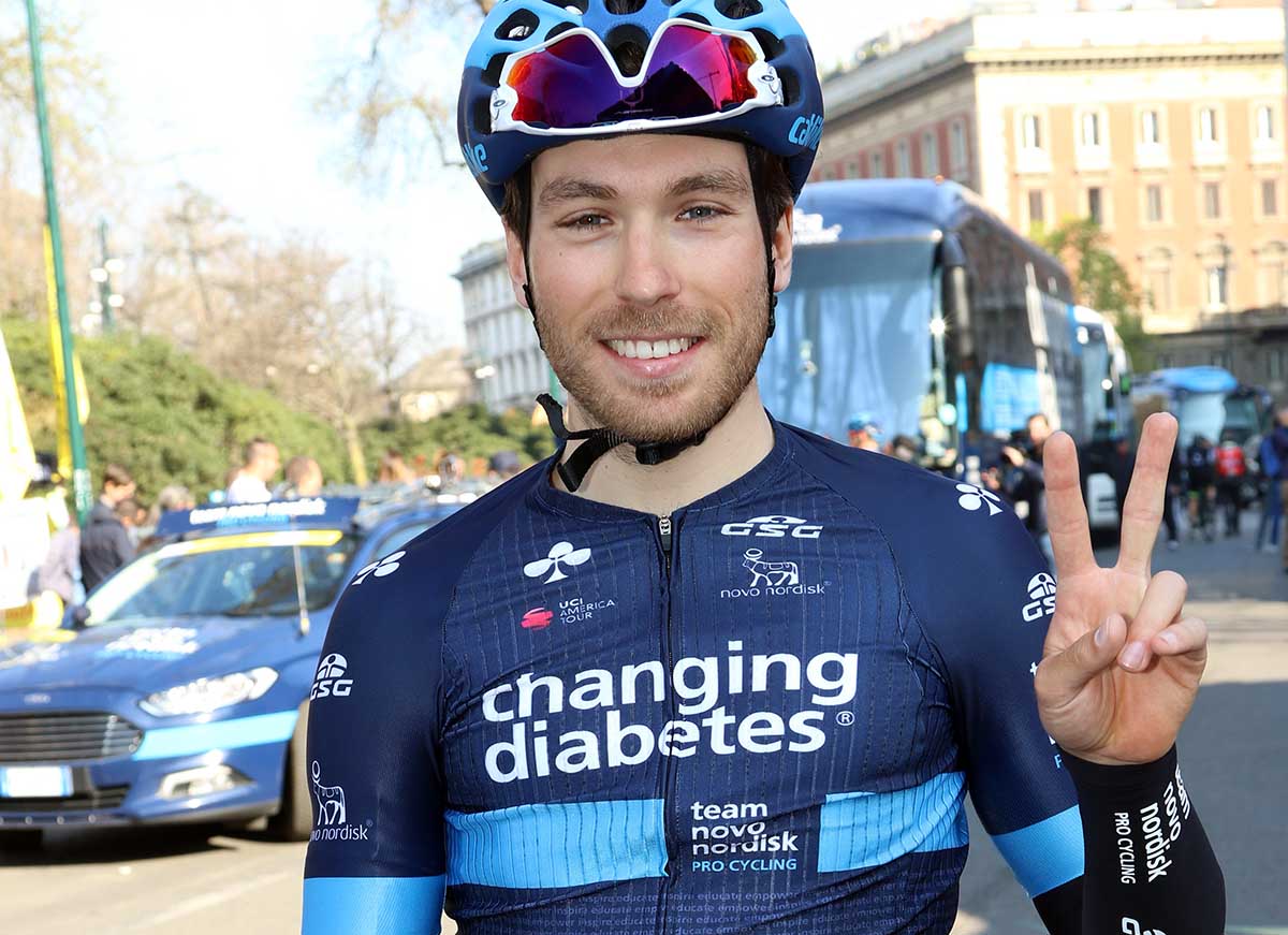 Umberto Poli alla Milano Sanremo (foto Photobicicailotto)