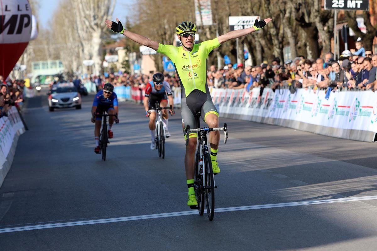 Ludovic Robeet vince la quarta tappa della Settimana Coppi e Bartali 2019 (foto Photobicicailotto)