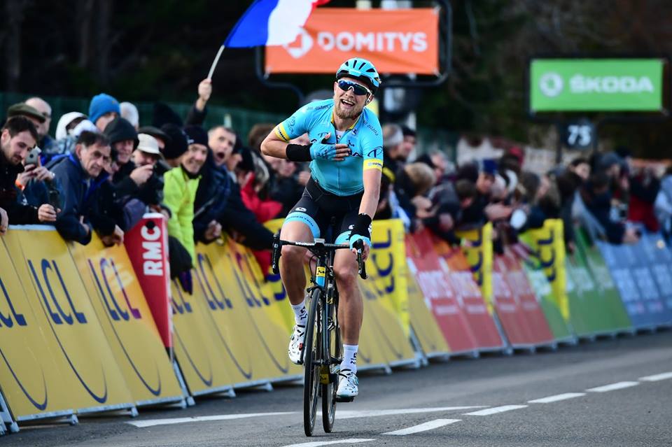 Magnus Cort Nielsen vince la quarta tappa della Parigi-Nizza 2019 (foto A.S.O.)