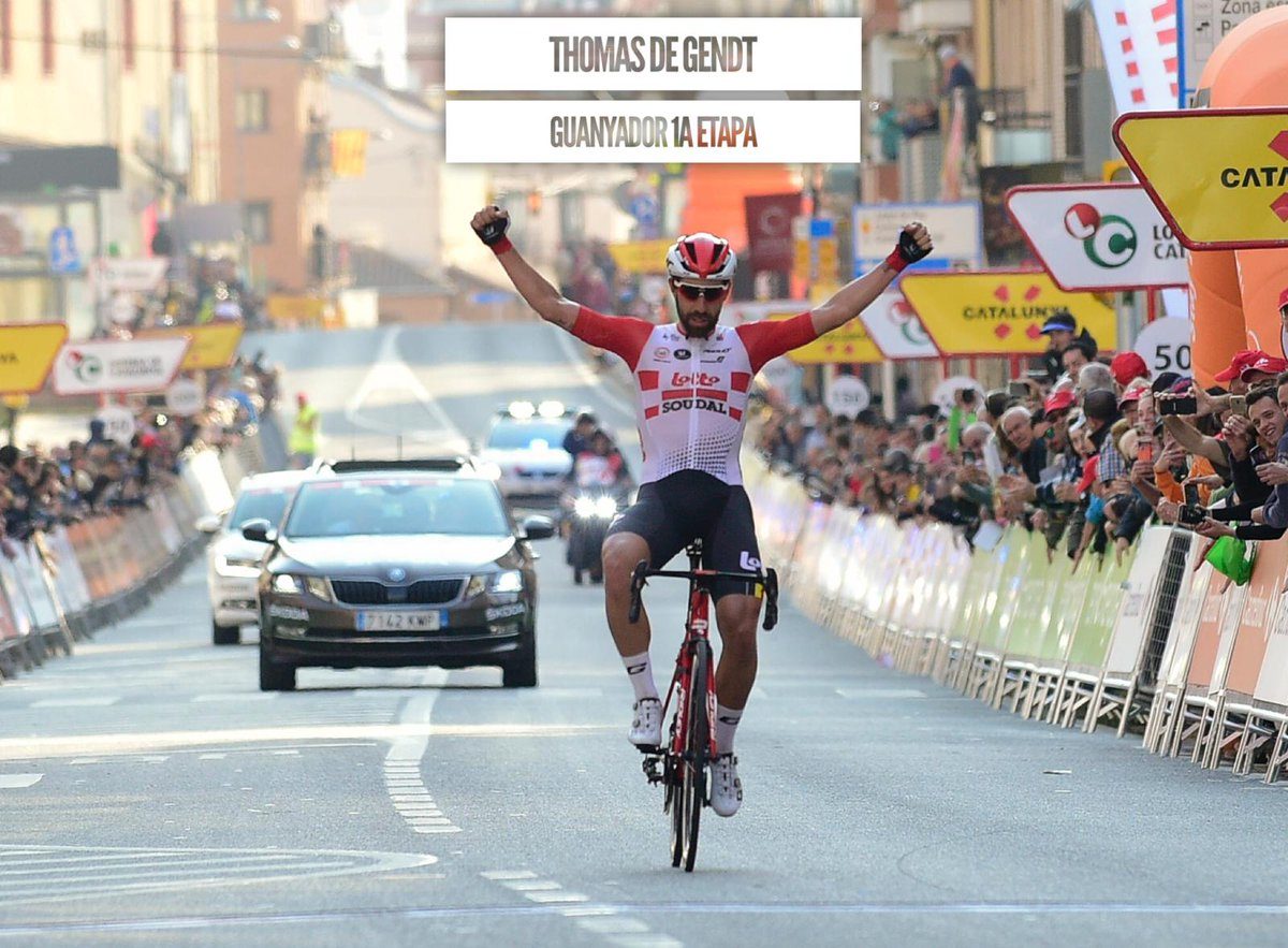 Thomas De Gendt vince la prima tappa della Volta a Catalunya